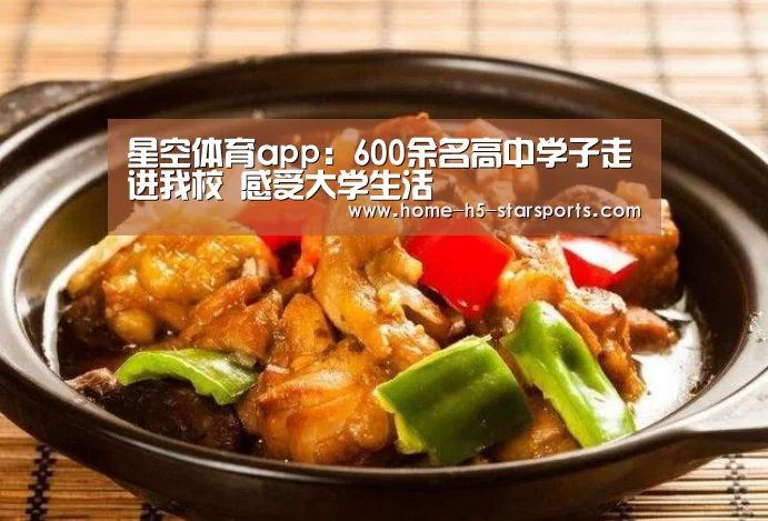 星空体育app:600余名高中学子走进我校 感受大学生活(图2) 手机应用